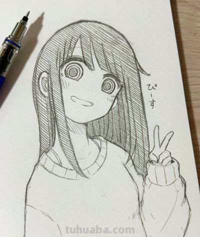 忍不住心动!这铅笔画动漫人物,造型也太爱了。 - 今日头条 忍不住心动!这铅笔画动漫人物,造型也太爱了。 - 图画吧TUHUABA