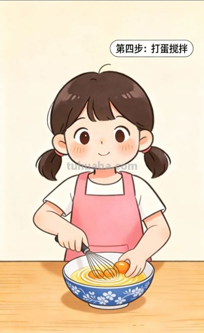 跟着漫画学做菜—西红柿炒鸡蛋 - 图画吧TUHUABA