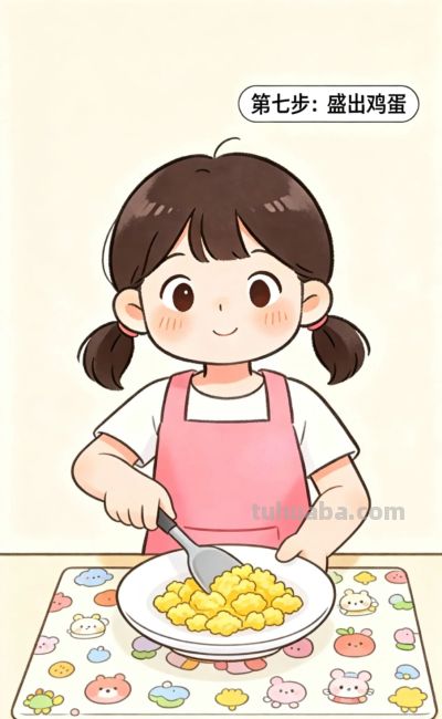 跟着漫画学做菜—西红柿炒鸡蛋 - 图画吧TUHUABA