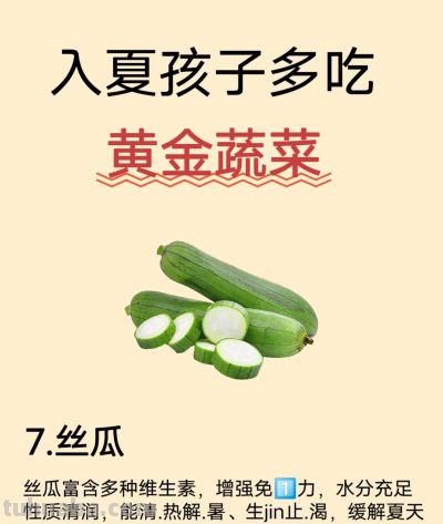 入夏后孩子多吃，这10种金牌蔬菜 - 图画吧TUHUABA