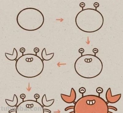 20种超可爱小动物简笔画教程，老师家长收藏！一步一步教会你~ - 图画吧TUHUABA