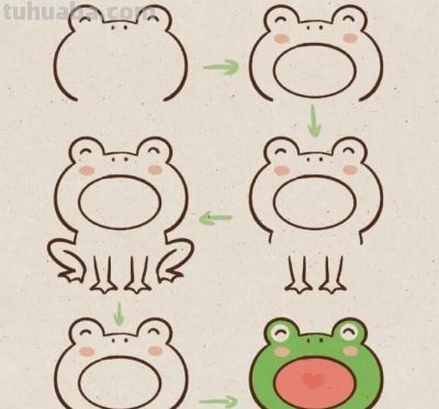20种超可爱小动物简笔画教程，老师家长收藏！一步一步教会你~ - 图画吧TUHUABA