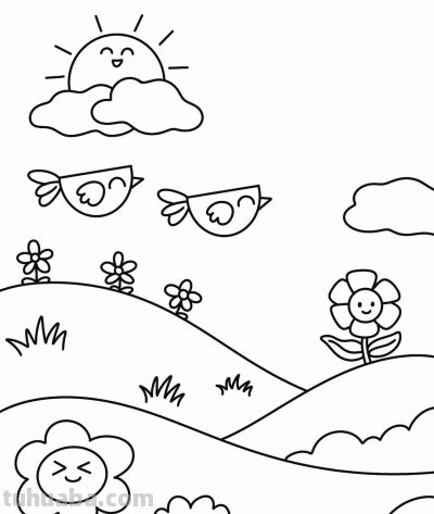【简笔画教学】超可爱春天简笔画分步教学 - 图画吧TUHUABA