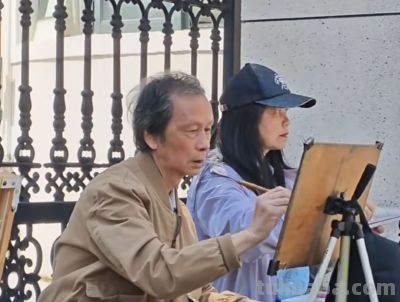 每日一画 | 梧桐影里的高安路 水彩里的上海旧时光·写生高安路18弄 - 图画吧TUHUABA