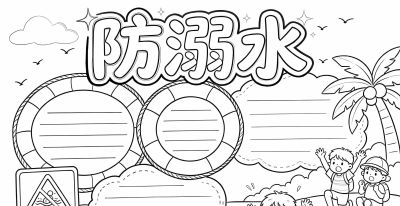 防溺水手抄报|彩图+线稿,直接打印涂色,安全作业一次搞定 - 今日头条 防溺水手抄报|彩图+线稿,直接打印涂色,安全作业一次搞定 - 图画吧TUHUABA