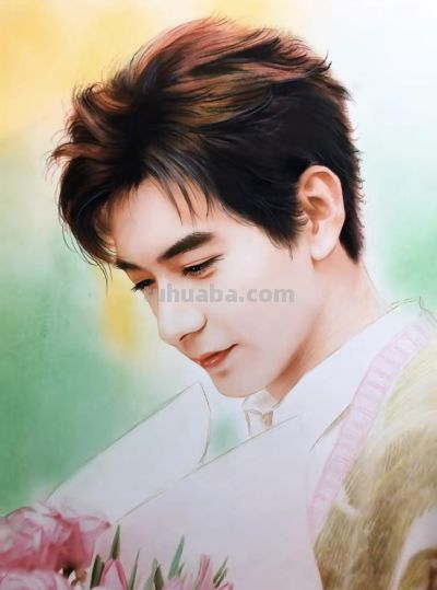 明星彩铅插画头像｜现在这世道，谁还不是个追星女孩呢！ - 图画吧TUHUABA