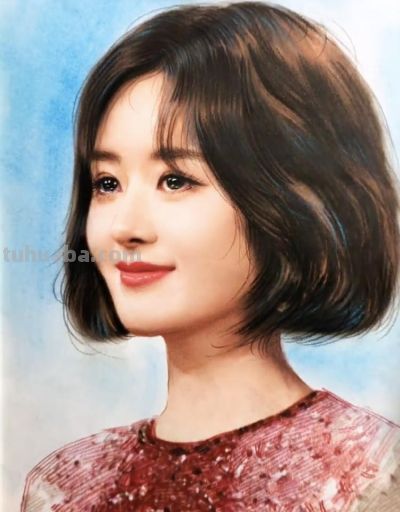 明星彩铅插画头像｜现在这世道，谁还不是个追星女孩呢！ - 图画吧TUHUABA