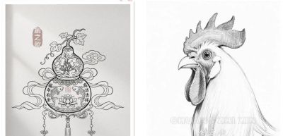 素描集丨瑞兽萌宠 生灵共生 - 图画吧TUHUABA