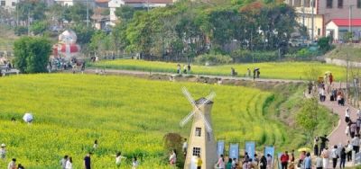 【好评中国·街巷新声】“色彩漫步”邂逅浪漫春色 - 图画吧TUHUABA