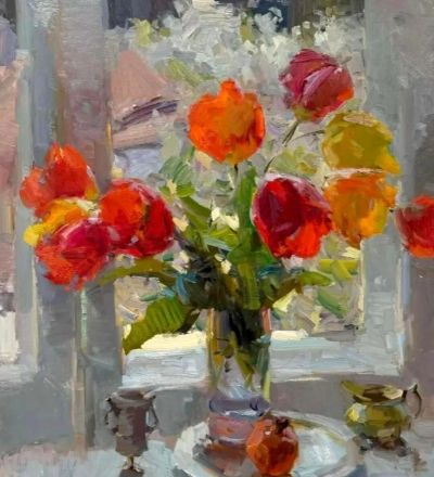 充满光感的花卉油画 | 亚历山大·沙巴德伊 - 图画吧TUHUABA