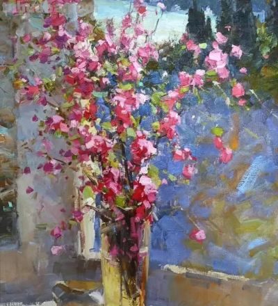 充满光感的花卉油画 | 亚历山大·沙巴德伊 - 图画吧TUHUABA
