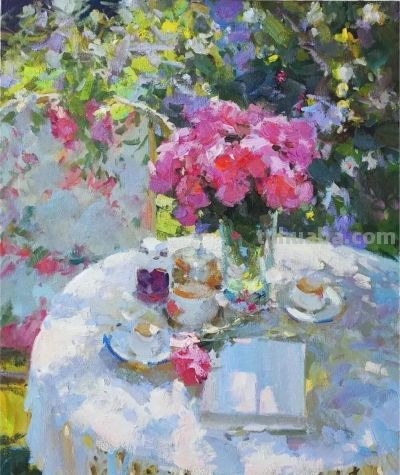 充满光感的花卉油画 | 亚历山大·沙巴德伊 - 图画吧TUHUABA