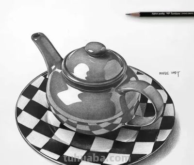 太震撼了！这素描作品光影层次超绝！ - 图画吧TUHUABA