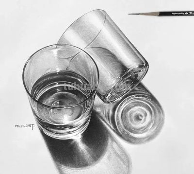太震撼了！这素描作品光影层次超绝！ - 图画吧TUHUABA