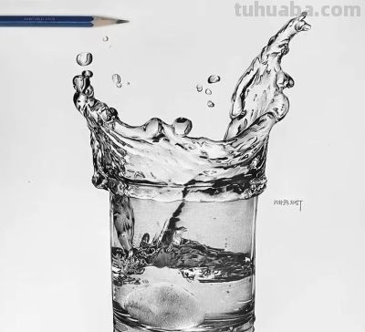 太震撼了！这素描作品光影层次超绝！ - 图画吧TUHUABA