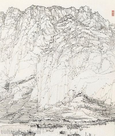 吴冠中速写赏析，每一幅都是艺术品 - 图画吧TUHUABA