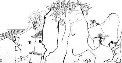 吴冠中速写赏析，每一幅都是艺术品 - 图画吧TUHUABA