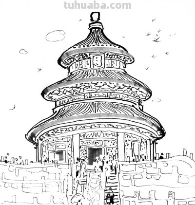 吴冠中速写赏析，每一幅都是艺术品 - 图画吧TUHUABA