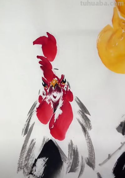 这几幅《大吉图》，画出了公鸡的灵魂 - 图画吧TUHUABA