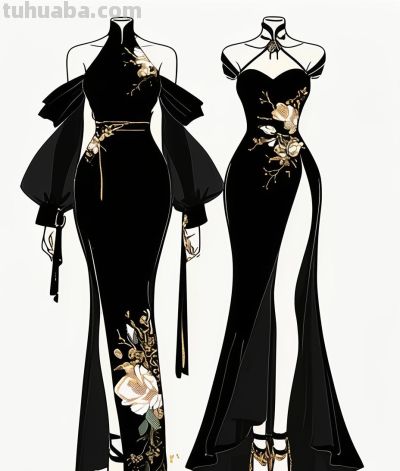 服装款式绘画参考素材 - 今日头条 服装款式绘画参考素材 - 图画吧TUHUABA