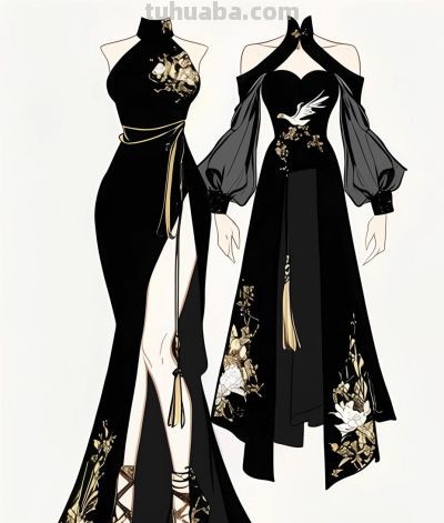 服装款式绘画参考素材 - 今日头条 服装款式绘画参考素材 - 图画吧TUHUABA