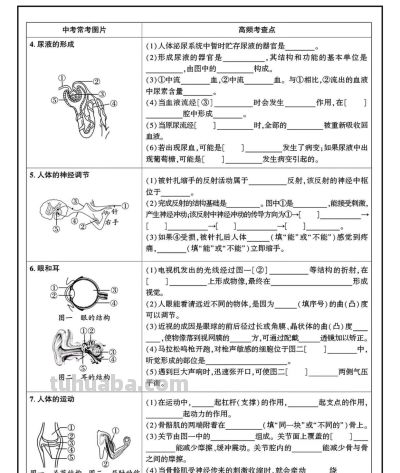 2026年生物会考主题知识点思维导图 - 今日头条 2026年生物会考主题知识点思维导图 - 图画吧TUHUABA