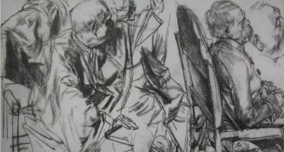 美术速写临摹大师作品，下面这几位是你绕不过的坎（高清大图） - 图画吧TUHUABA