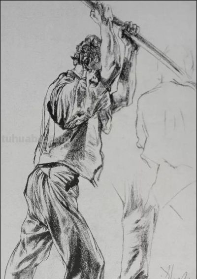 美术速写临摹大师作品，下面这几位是你绕不过的坎（高清大图） - 图画吧TUHUABA