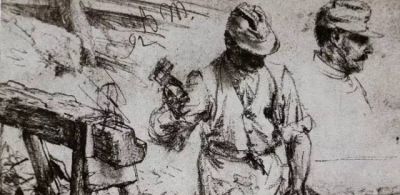 美术速写临摹大师作品，下面这几位是你绕不过的坎（高清大图） - 图画吧TUHUABA