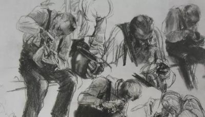 美术速写临摹大师作品，下面这几位是你绕不过的坎（高清大图） - 图画吧TUHUABA