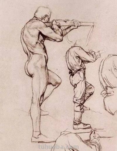 美术速写临摹大师作品，下面这几位是你绕不过的坎（高清大图） - 图画吧TUHUABA