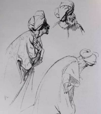 美术速写临摹大师作品，下面这几位是你绕不过的坎（高清大图） - 图画吧TUHUABA