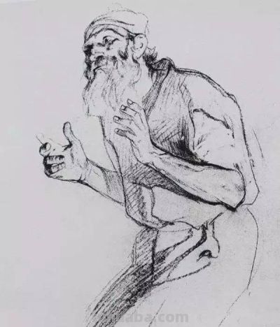 美术速写临摹大师作品，下面这几位是你绕不过的坎（高清大图） - 图画吧TUHUABA