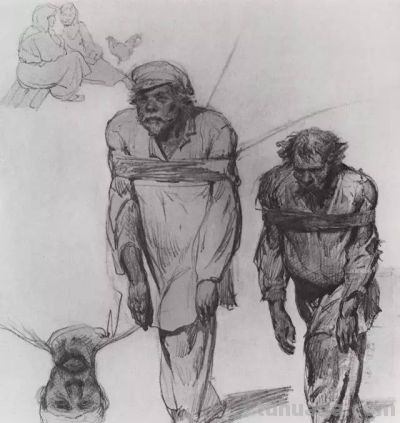 美术速写临摹大师作品，下面这几位是你绕不过的坎（高清大图） - 图画吧TUHUABA