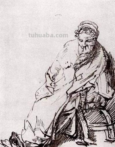 美术速写临摹大师作品，下面这几位是你绕不过的坎（高清大图） - 图画吧TUHUABA