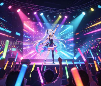 虚拟偶像演唱会门票秒光，真人明星该担心了吗？ - 图画吧TUHUABA
