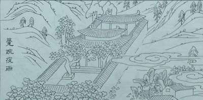 张义春 ‖自然风景速写作品欣赏 - 图画吧TUHUABA
