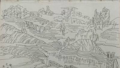 张义春 ‖自然风景速写作品欣赏 - 图画吧TUHUABA