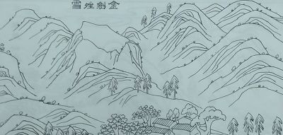 张义春 ‖自然风景速写作品欣赏 - 图画吧TUHUABA