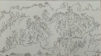 张义春 ‖自然风景速写作品欣赏 - 图画吧TUHUABA