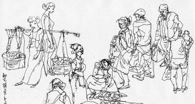 央美教授李洋速写作品 - 今日头条