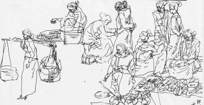 央美教授李洋速写作品 - 图画吧TUHUABA