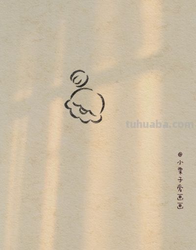 铃兰花花简笔画步骤图 - 图画吧TUHUABA