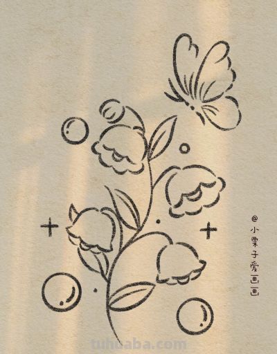 铃兰花花简笔画步骤图 - 今日头条
