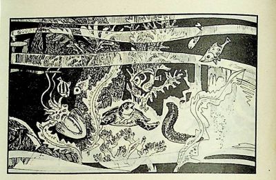 小海龟游大海-湖南美术出版社1981 王琼 胡抗 绘 - 图画吧TUHUABA