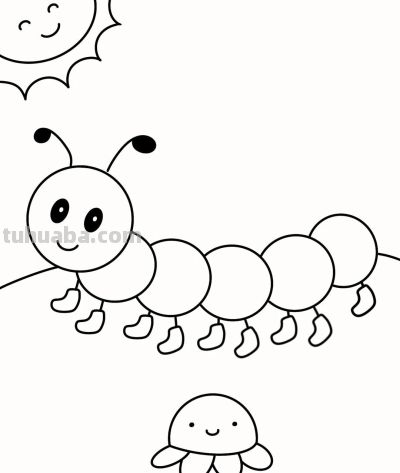 【简笔画教学】超可爱毛毛虫简笔画分步教学、幼儿园中大班可学! - 今日头条 【简笔画教学】超可爱毛毛虫简笔画分步教学、幼儿园中大班可学! - 图画吧TUHUABA