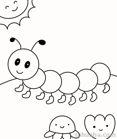 【简笔画教学】超可爱毛毛虫简笔画分步教学、幼儿园中大班可学! - 今日头条 【简笔画教学】超可爱毛毛虫简笔画分步教学、幼儿园中大班可学! - 图画吧TUHUABA