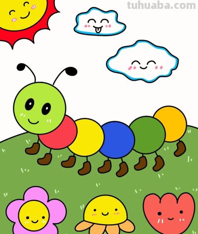 【简笔画教学】超可爱毛毛虫简笔画分步教学、幼儿园中大班可学! - 今日头条 【简笔画教学】超可爱毛毛虫简笔画分步教学、幼儿园中大班可学! - 图画吧TUHUABA