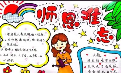 教师节创意绘画主题绘画+手抄报作品分享，应有尽有，赶紧收藏吧 - 图画吧TUHUABA