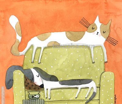 插画师推荐 27|萌趣水彩猫咪 | Terry Runyan - 今日头条 插画师推荐 27|萌趣水彩猫咪 | Terry Runyan - 图画吧TUHUABA